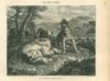 Les-deux-chiens-Landseer-Dessin-de-Freeman-GRAVURE